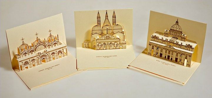Kirigami architettonico - Cattedrali